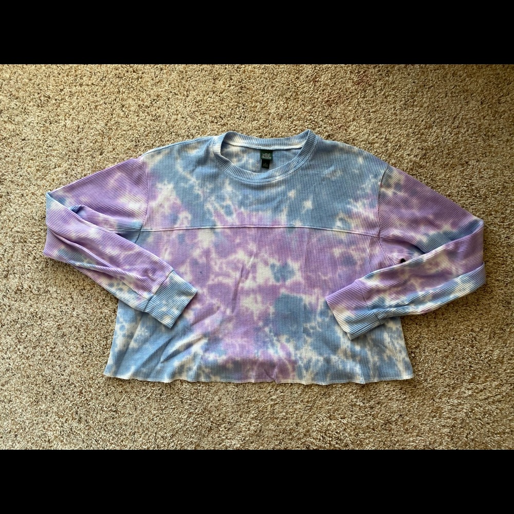 Wild Fable Tie Dye Waffle Top